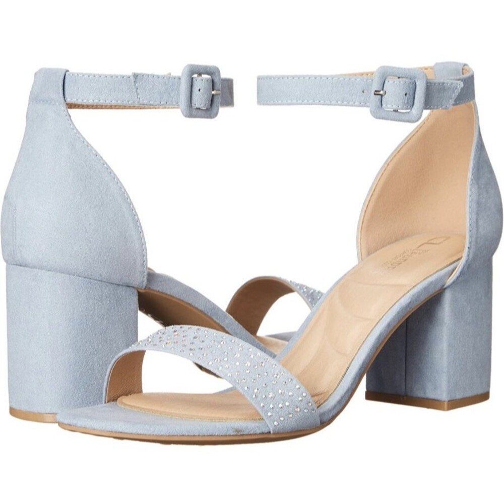 CL by Laundry womens Jolly Star Stones Sz 8.5 Light Blue NEW